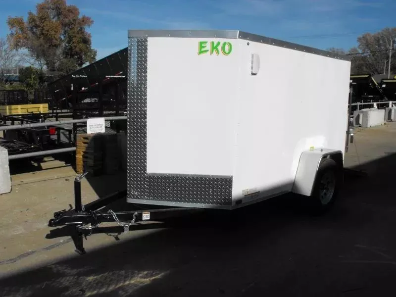 2025 Arising Trailer 5 X 8 Ramp Door 5' Tall White In Color All Tube Built