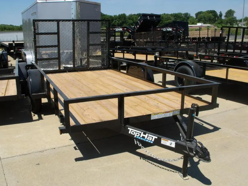 Utility Trailer 77 X 12  HD   Spring Assisted Front & Rear Fold Rear Gate 2990 Axle