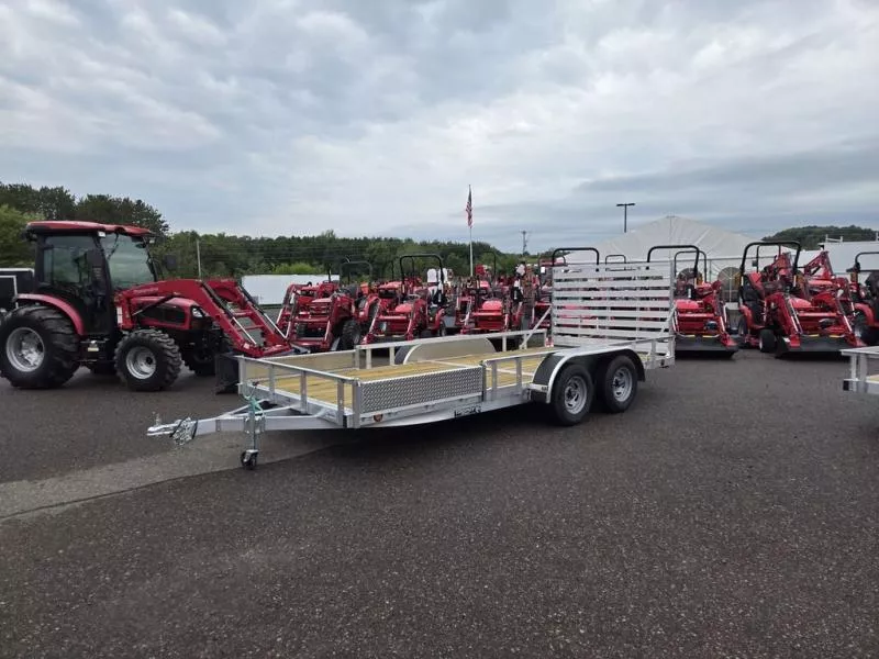 2025 Trophy Trailers 7' x 16' 4.4k Tandem Axle Sideload Tip-In Aluminum 