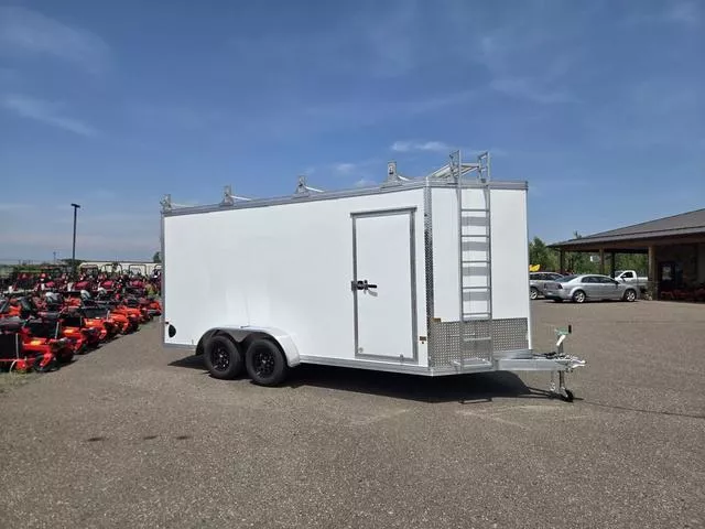 2026 E-Z Hauler EZEC 7' X 16' 7K 85" Int Aluminum Enclosed Ultimat 