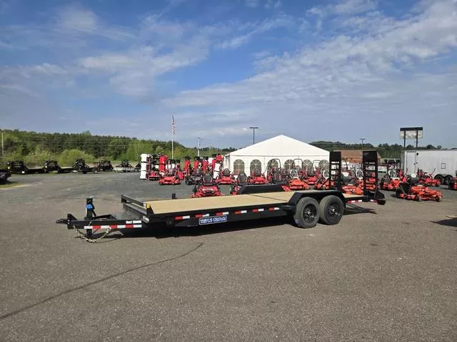 2025 Triple Crown Trailers 7' X 24' 16K Steel Channel Frame Equipment Trailer 