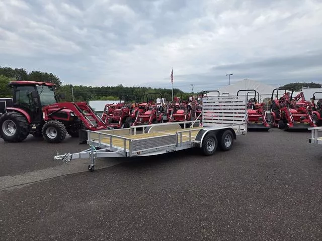 2025 Trophy Trailers 7' x 16' 4.4k Tandem Axle Sideload Tip-In Aluminum 