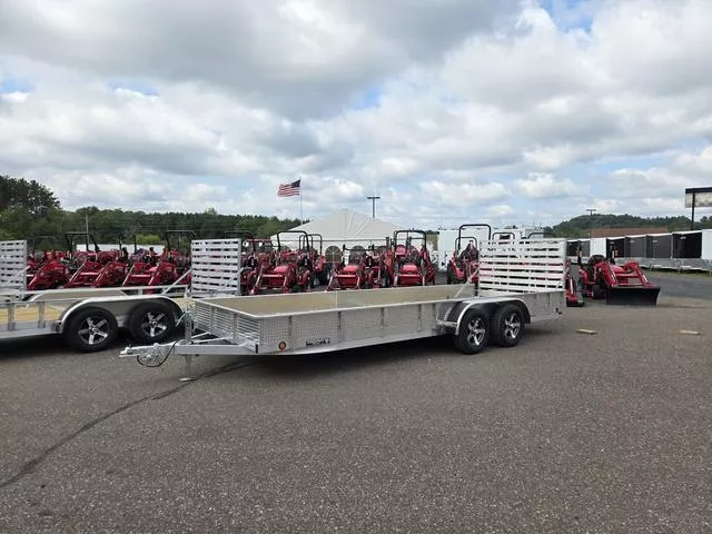 2025 Trophy Trailers 7' x 20' 6.3k Diamond Plate Tip-In Aluminum HD Uti