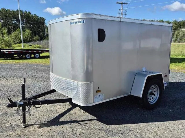 2020 Duracraft 5' X 8' 3K Steel Enclosed Cargo Trailer 