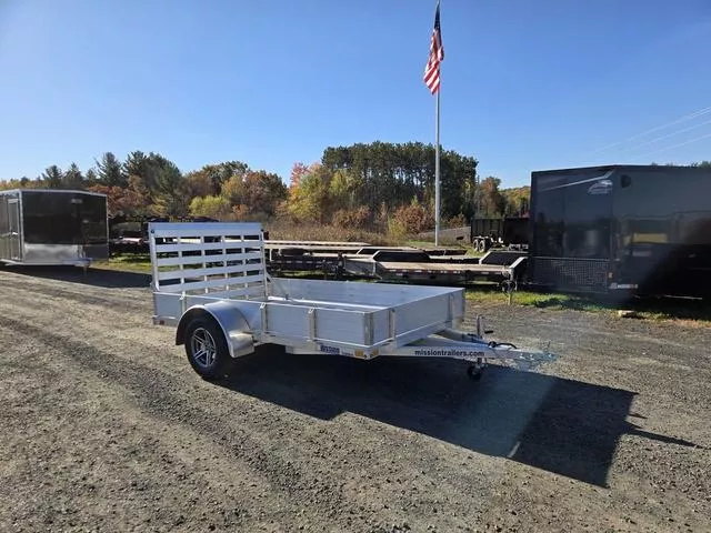 2024 Mission Trailers MU-2.0 72" X 10'' 3K Aluminum Utility Trailer W/Re 