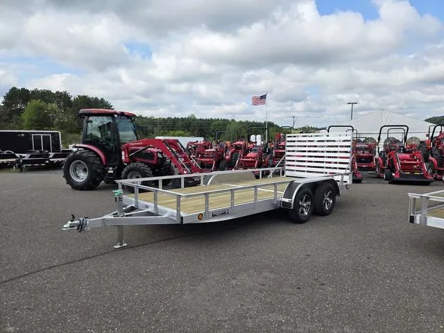 2025 Trophy Trailers 7' X 16' 6K Tandem Axle Tip-In Aluminum HD Utility