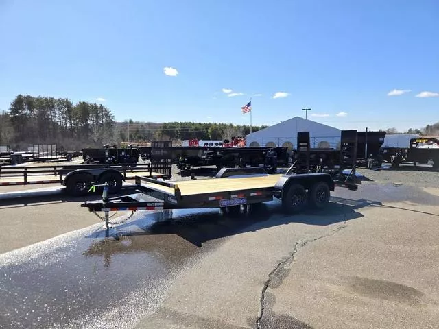 2025 Triple Crown Trailers 7' X 18' 7K Steel Channel Frame Equipment Trailer 