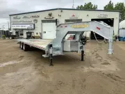 2026 One Sixteen BT2524GN 25FT + 5FT Beavertail Galvanized Gooseneck Trailer