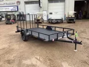 2026 Rainbow Trailers 76" x 12' Angle Iron Side Utility Trailer w/ 3500 lbs. Axle
