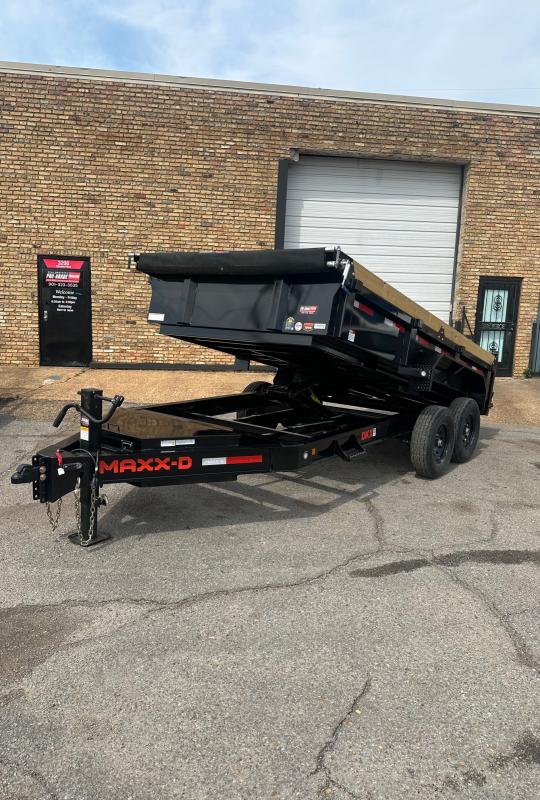 DKX 7 x 14 2' Black Dump Trailer
