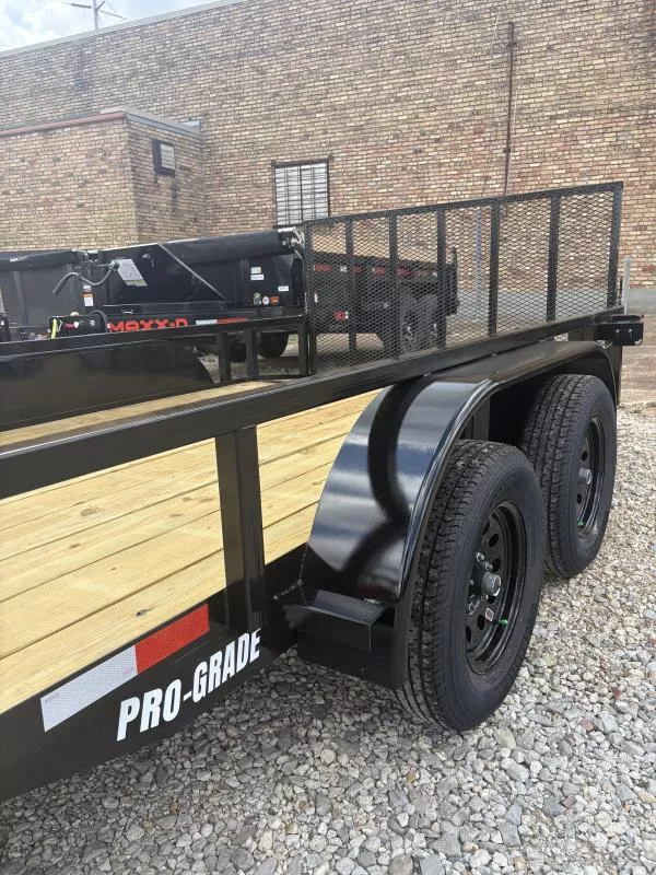 6'4" x 14' TA Tube Top Utility Trailer w/brakes
