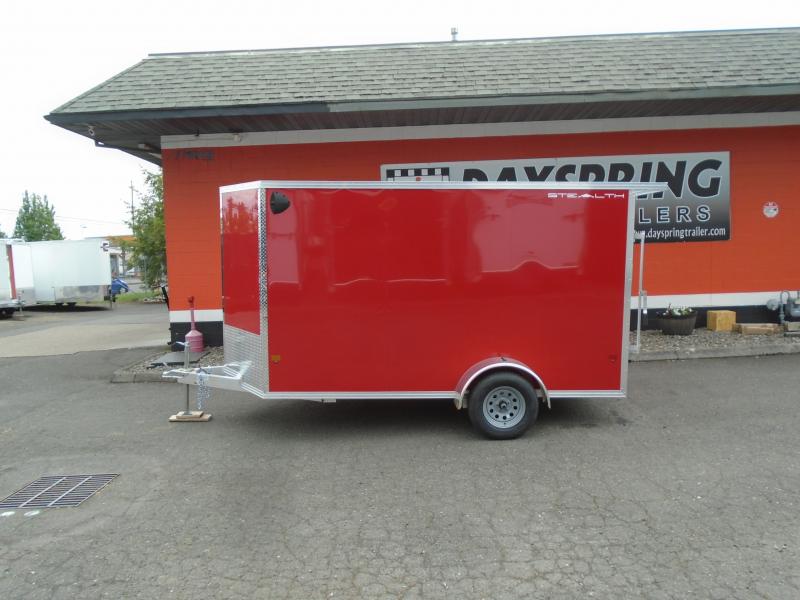 2024 Alcom-Stealth 6X12 ALL ALUMINUM ENCLOSED TRAILER Enclosed Cargo Trailer