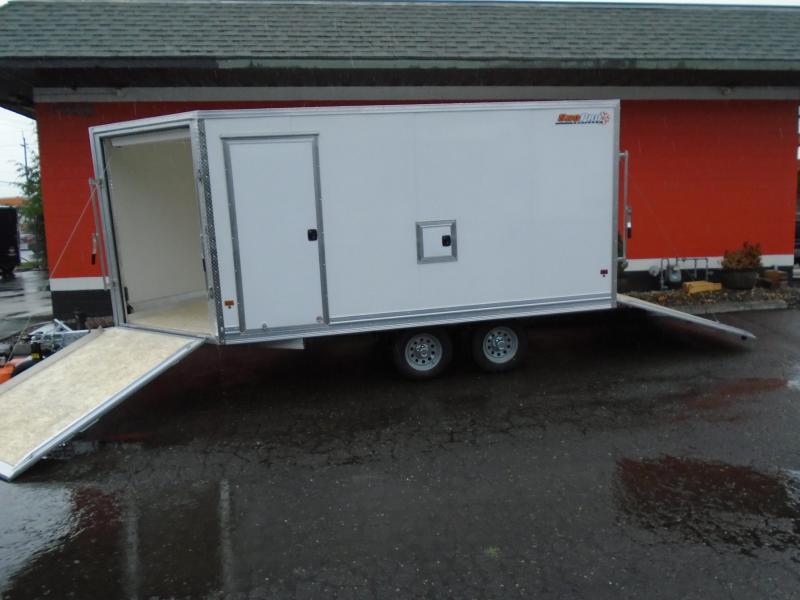 2024 Snopro SNOPROE101X14ESH ALL ALUMINUM SNOWMOBILE TRAILER