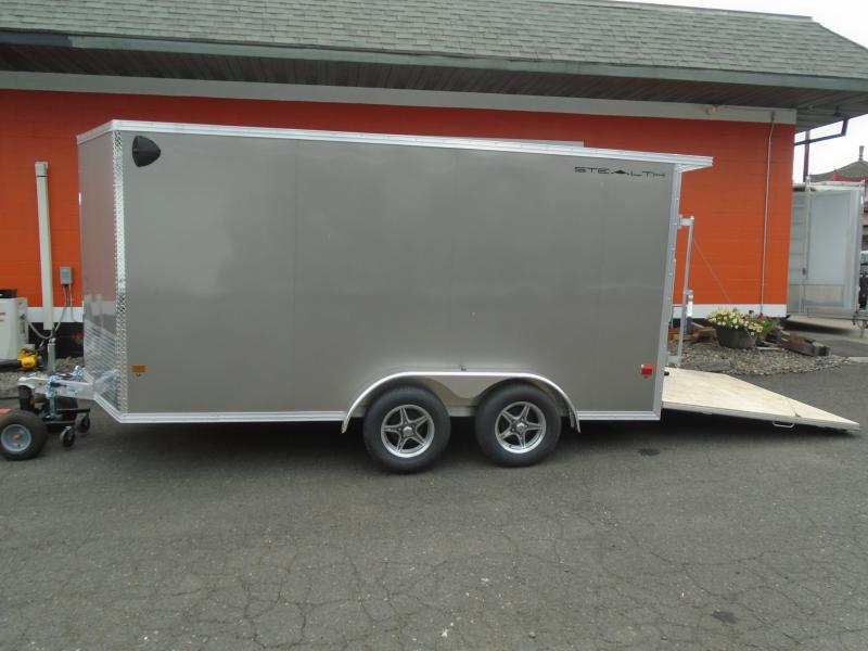 2025 Alcom-Stealth 7.4X14 Landscape Trailer