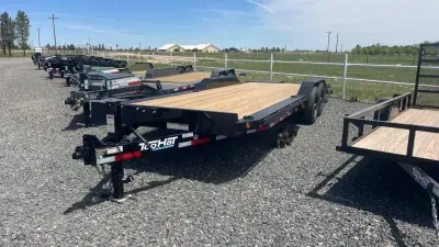 2026 Top Hat Trailers WD14 24x102 Wide Drive Over Equipment Trailer