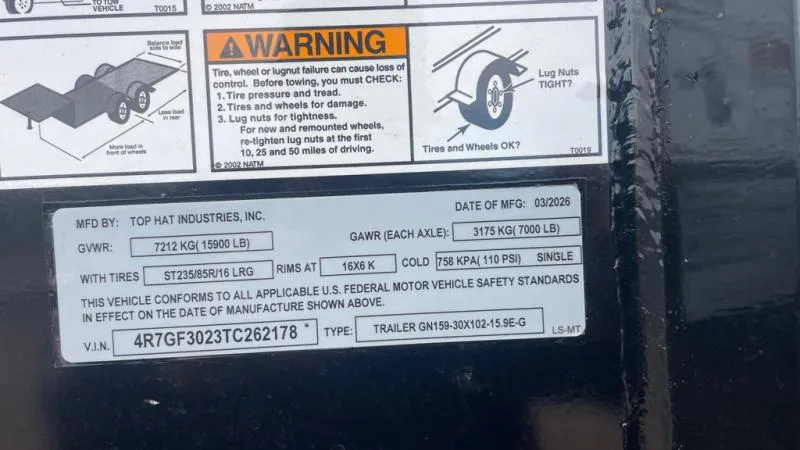 new Equipment / Flatbed Trailers Top Hat Trailers  for sale, in Cheyenne, WY Thumbnail 11