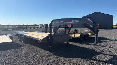 2026 Buckshot Trailers BOLT 25R 20+5x102 - Gooseneck Deckover