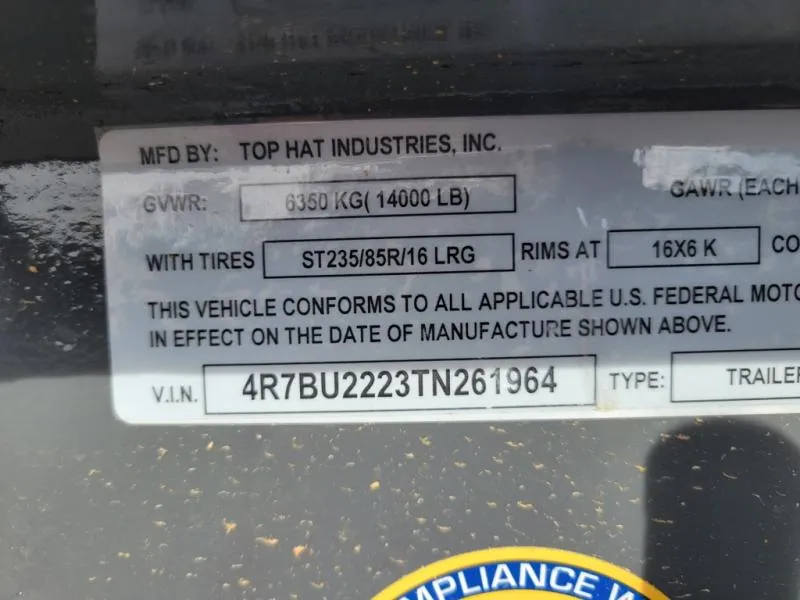 new Equipment / Flatbed Trailers Top Hat Trailers  for sale, in Cheyenne, WY Thumbnail 7