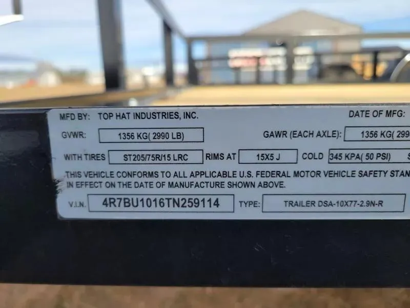 new Other Trailers Top Hat Trailers  for sale, in Cheyenne, WY Thumbnail 3