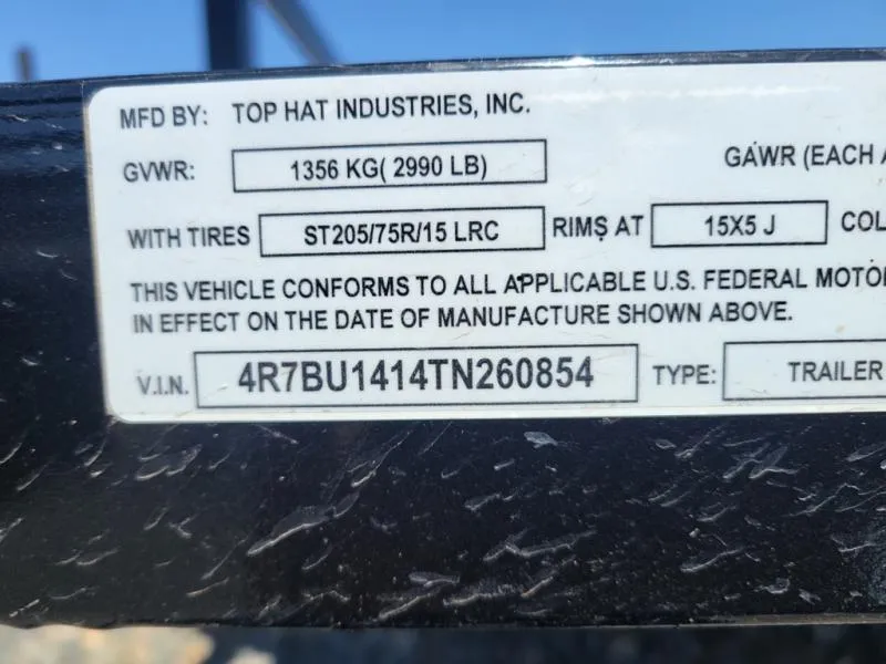 new Other Trailers Top Hat Trailers  for sale, in Cheyenne, WY Thumbnail 3