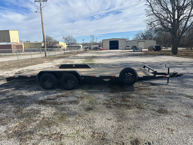 82x18+ 2 H&H General Duty Car Hauler-Black