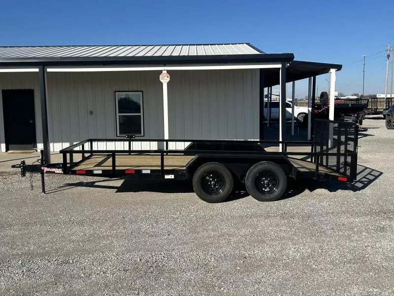 82x16 Tomahawk Utility Trailer 7k 