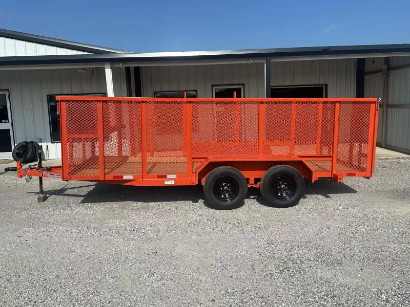 Tomahawk 82x16 Tomahawk Landscape Trailer 7k GVWR  Landscape Trailer