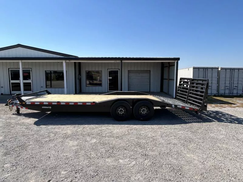 BlackHawk Trailers 102x22 Blackhawk Equipment Hauler 17k GVWR Equipment Trailer