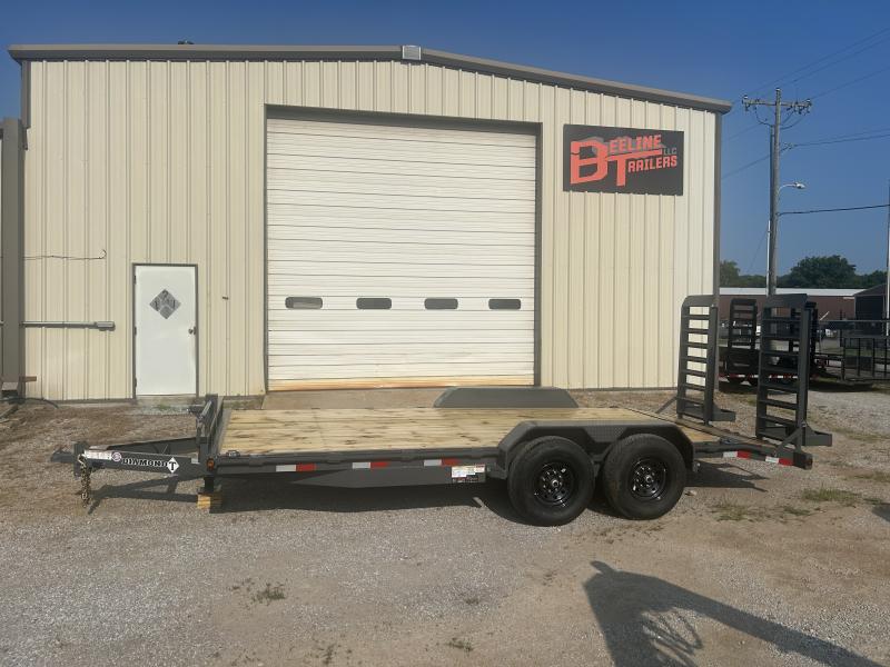 83x18 Diamond T Skid Pro 1406 Equipment Hauler 15K