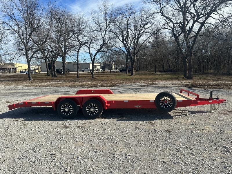 82x20+2 H&H HD Car Hauler-Red