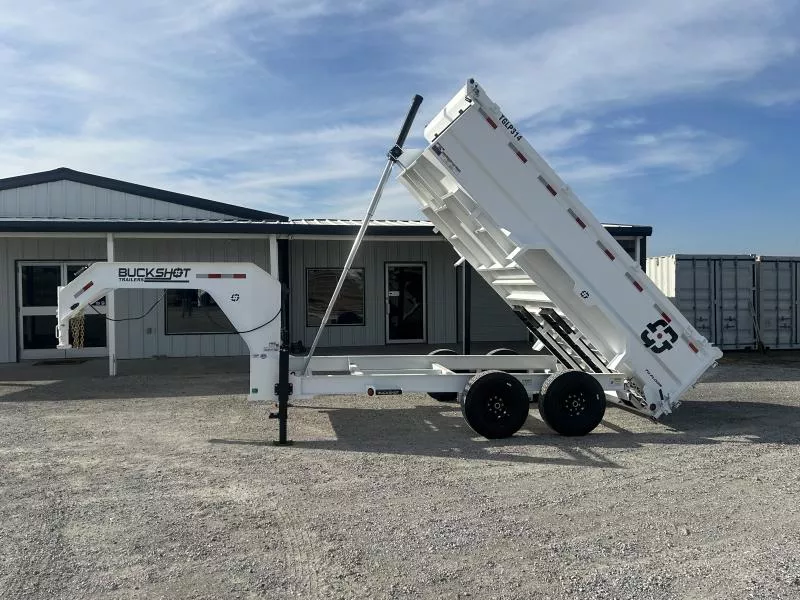 Buckshot 7x14 TGLP314 Dump Trailer 15,400 GVWR Dump Trailer