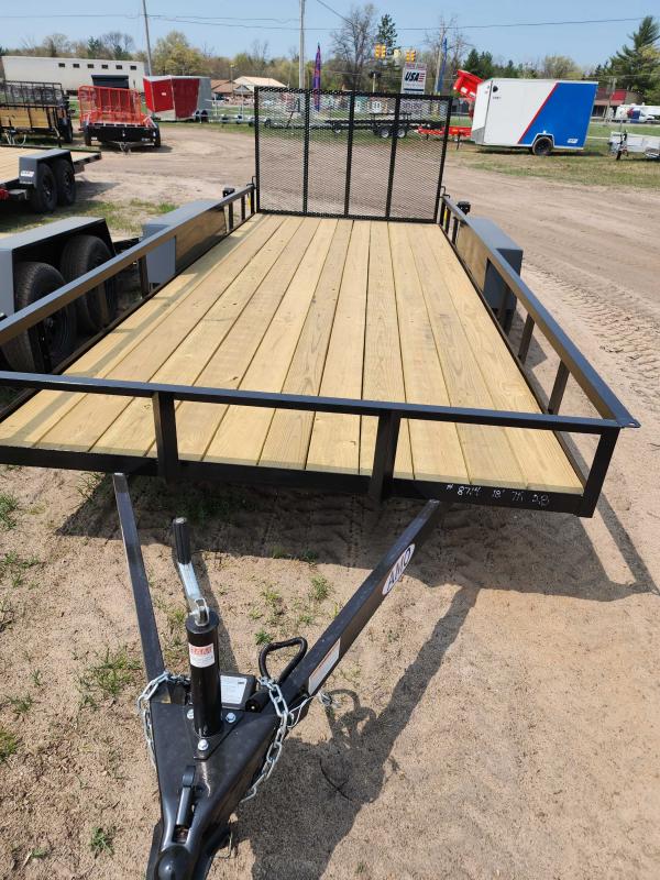 2023 AMO 6 X 16 LAND 2 BRAKE Landscape Trailer Utility, Car