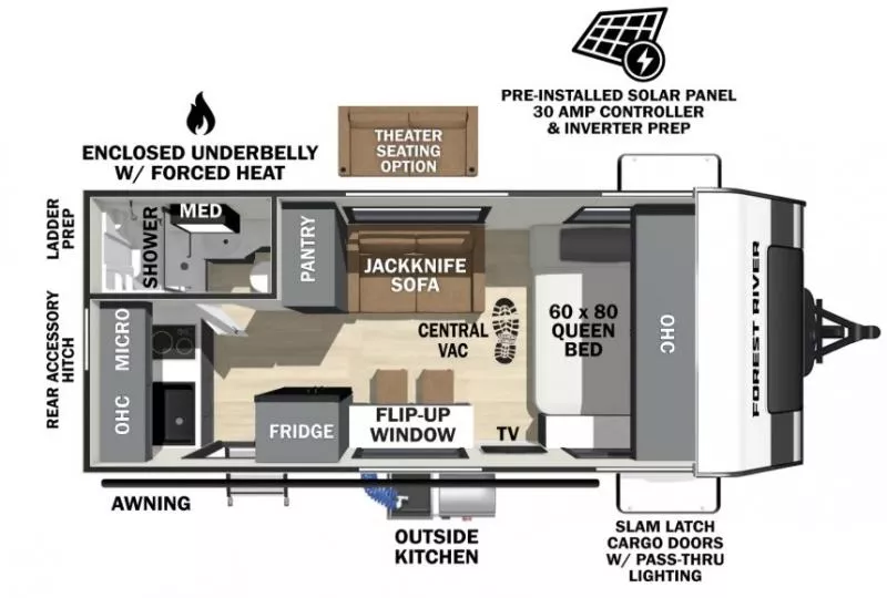 new Travel Trailers Forest River IBEX for sale, in Paducah, KY Thumbnail 2