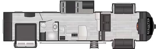 new Fifth Wheel Trailers Keystone RV Sprinter for sale, in Paducah, KY Thumbnail 2