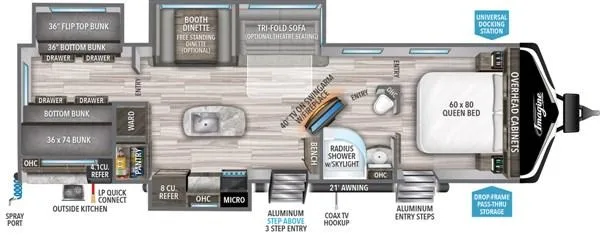 used Travel Trailers Grand Design RV Imagine for sale, in Mayfield, KY Thumbnail 2