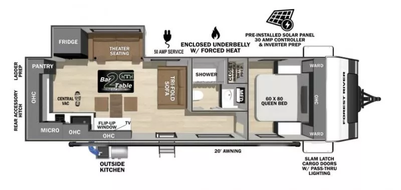 new Travel Trailers Forest River IBEX for sale, in Paducah, KY Thumbnail 2