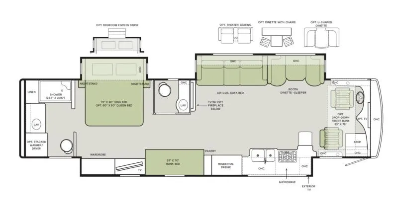 new Camper / RV Tiffin Motorhomes Allegro Red for sale, in Mayfield, KY Thumbnail 2