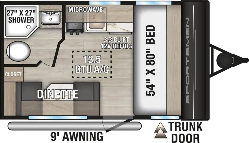 new Travel Trailers Kz Sportsmen Classic for sale, in Mayfield, KY Thumbnail 2