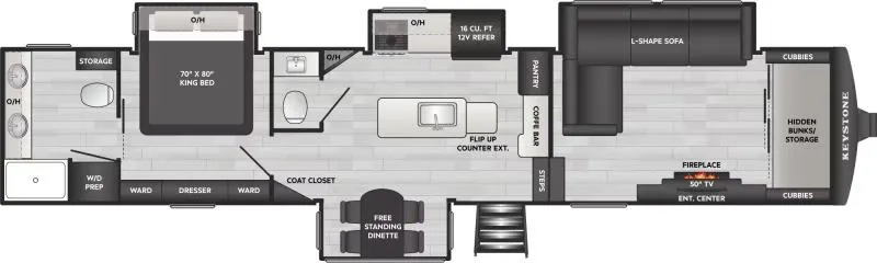 new Fifth Wheel Trailers Keystone RV Sprinter for sale, in Paducah, KY Thumbnail 2