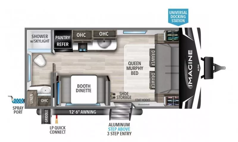 used Travel Trailers Grand Design RV Imagine Aim for sale, in Paducah, KY Thumbnail 2
