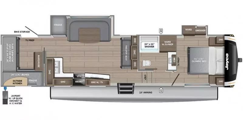new Fifth Wheel Trailers Jayco Eagle HT for sale, in Mayfield, KY Thumbnail 2