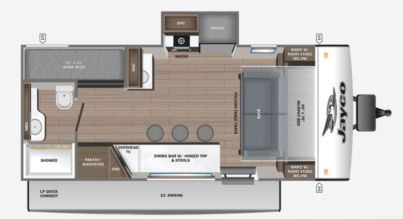 new Travel Trailers Jayco Jay Feather Air for sale, in Mayfield, KY Thumbnail 2