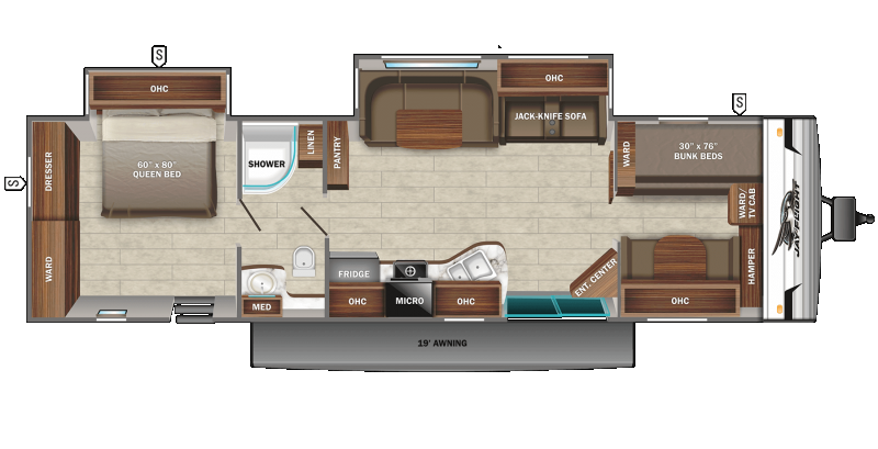 38' jayco travel trailer