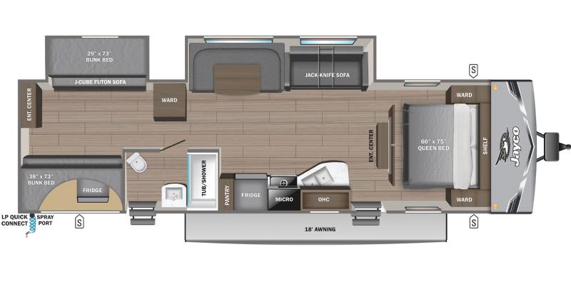 new Travel Trailers Jayco Jay Flight SLX for sale, in Mayfield, KY Thumbnail 2