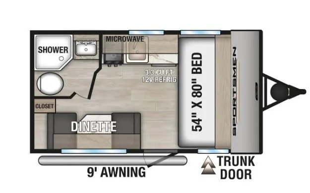 new Travel Trailers Kz Sportsmen Classic for sale, in Mayfield, KY Thumbnail 2