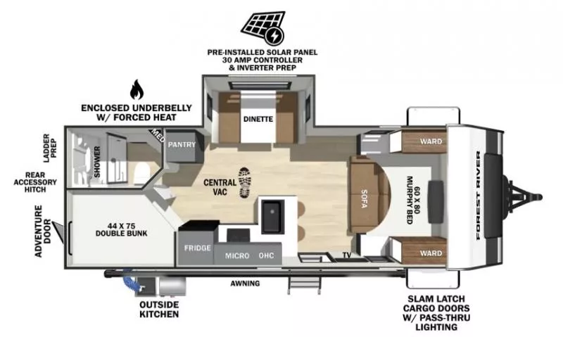 new Travel Trailers Forest River IBEX for sale, in Paducah, KY Thumbnail 2