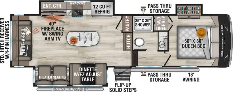 new Fifth Wheel Trailers Kz Durango for sale, in Mayfield, KY Thumbnail 2