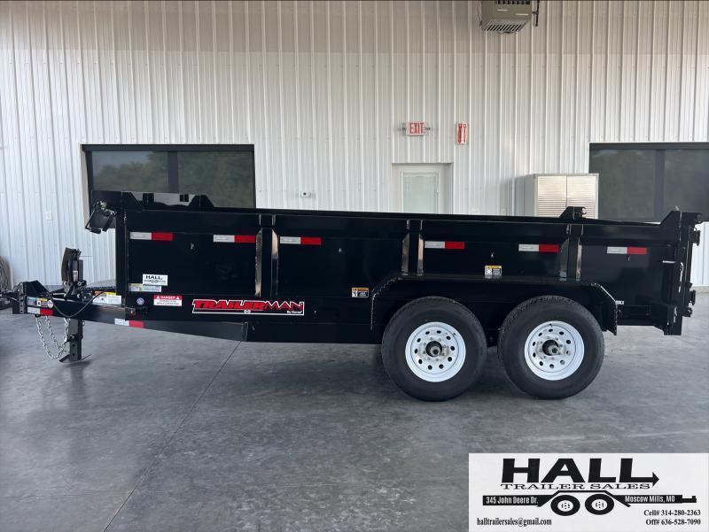 2023 Trailerman 83"x12' 14K Hydraulic Dump Bed Trailer Trailers for Sale in Moscow Mills, MO