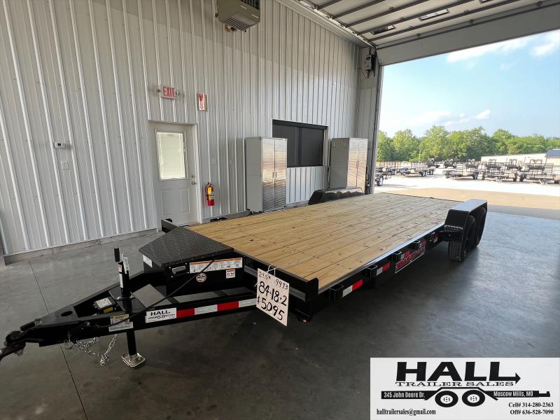 2024 Trailerman 84"x18'+2' 7K Car Hauler Trailer 2xZS0uk2ursl