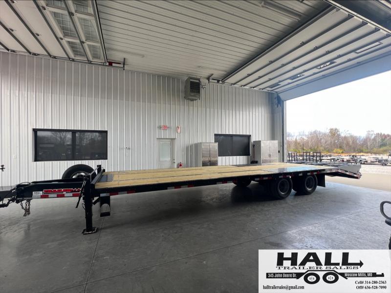 2023 Trailerman 8.5'x25'+5' 20K Bumper Pull Deckover (T102255HHFDLB
